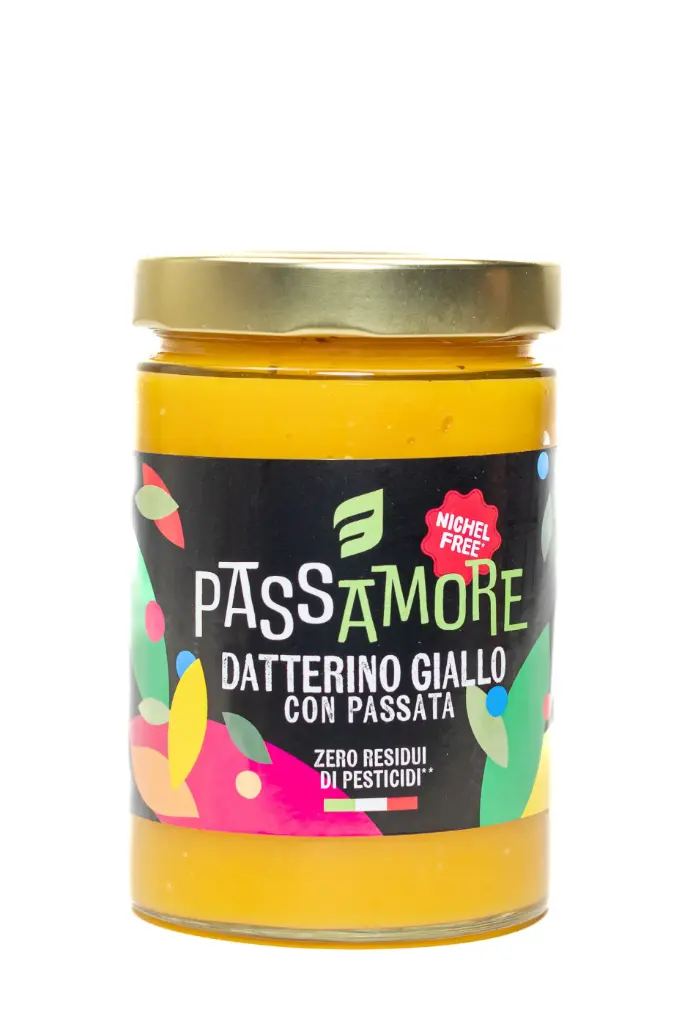 PASSAMORE DATTERINO GIALLO CON PASSATA